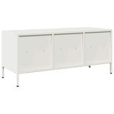 TV Cabinet White 101.5x39x43.5 cm Cold-rolled Steel 851327