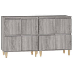 Sideboards 2 pcs Grey Sonoma 60x35x70 cm Engineered Wood 3185757