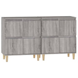Sideboards 2 pcs Grey Sonoma 60x35x70 cm Engineered Wood 3185757