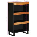 Side Cabinet 60x33x107 cm Solid Wood Acacia 352890