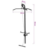 Wall-mounted Home Gym with 2 Pulleys 91369