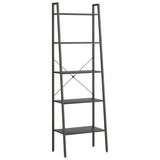 5-Tier Standing Shelf Black 56x35x174 cm 336369