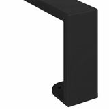 Furniture Feet 12 pcs Black 376 x 40.5 x 100 mm Iron 864811