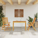 3 Piece Garden Dining Set Solid Wood Acacia 3295254