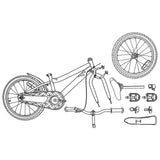 Kids Bike 18 Inches for 5-7 Years Old Green 42009478