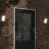 Outdoor LED Wall Lights 2pcs Black Die-cast Aluminium 4006261