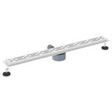 Shower Drain Line Design with 360&deg Siphon Silver 90 cm 42015983