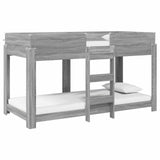 Bunk Bed for Kids Grey Sonoma 80 x 200 cm Engineered Wood 3410528