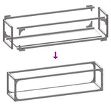Firewood Rack Olive Green 25x25x100 cm Cold-rolled steel 864270