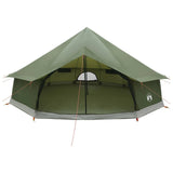 Tipi Tent Olive Green 600 x 600 x 350 cm Polyester and Steel 42029030