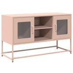 ZNTS TV Cabinet Pink 100.5x39x60.5 cm Steel 853381