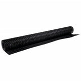 Balcony Screen Black 400x100 cm Poly Rattan 156300
