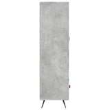 Highboard Concrete Grey 69.5x31x115 cm Engineered Wood 828208