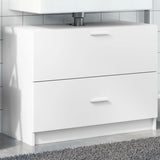Sink Cabinet White 78x37x59 cm Engineered Wood 848115