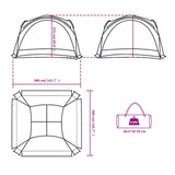 Party Tent White Waterproof 94368