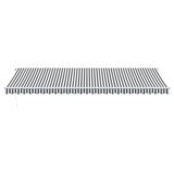 Manual Retractable Awning Anthracite&White 600x350 cm 3215804