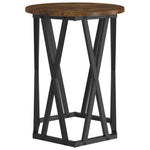 ZNTS Side Tables 2 pcs Smoked Oak Engineered Wood 868263