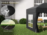 2 x 2 m Garden Pop Up Gazebo, Wedding Party Tent Marquee, Water Resistant Awning Canopy with T3398P314109