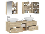 Bathroom Furniture Set 5 pcs Sonoma Oak 3406953