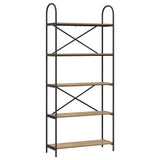 Bookshelf Artisan Oak 80 x 30 x 183 cm Engineered wood 879892