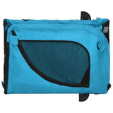 Pet Bike Trailer Blue and Black Oxford Fabric and Iron 94009