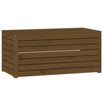 4 Piece Garden Box Set Honey Brown Solid Wood Pine 3154669