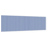 Retractable Awning Manual Blue and white 450 x 300 cm Fabric 3330853