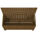 Garden Storage Box Honey Brown 108x42.5x54 cm Solid Wood Pine 823832