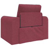 Sofa Bed Wine Red 98 x 71 x 83 cm Fabric 4106658