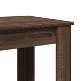 ZNTS Bar Table Brown Oak 102x50x103.5 cm Engineered Wood 854415