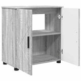 Bathroom Cabinet with Storage Grey Sonoma 61 x 35 x 64 cm 883290