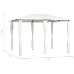 Gazebo with Post Covers 3x4x2.6 m Cream 160 g/m² 313611
