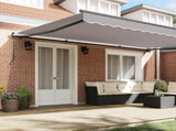 Retractable Awning Light Grey 500 x 350 cm 3331545
