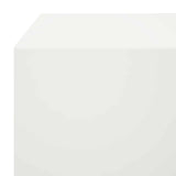 Garden Cover Profile 10 pcs 100 x 20 x 5 cm Steel White 8012923