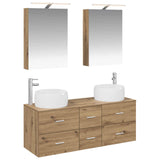 Bathroom Furniture Set 5 pcs Artisan Oak 3407038