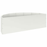 Planter White 120 x 60 x 35 cm Steel 883683
