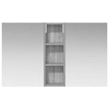 Bathroom Cabinet Set 3 pcs 100 x 10.5 x 60.5 cm Engineered wood 3403701