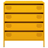 Sideboard Mustard Yellow 68x39x73.5 cm Cold-rolled Steel 851289