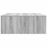 Coffee Table with Drawers Grey Sonoma 100x100x40 cm 3328404