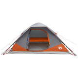 Instant Tent with Roof Grey and Orange 305 x 215 x 140 cm 42028691