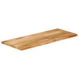 Table Top Live Edge 140x60x3.8 cm Solid Wood Mango 370505