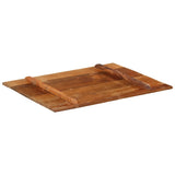 Rectangular Table Top 70x90 cm 15-16 mm Solid Reclaimed Wood 286050