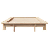 Bed Frame without Mattress 90x200 cm Solid Wood Pine 850668