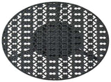 Bistro Table Black 40x70 cm Metal 245939