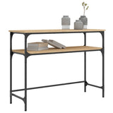Console Table Sonoma Oak 100x35.5x75 cm Engineered Wood 834046