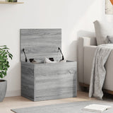 Storage Box Grey Sonoma 60x42x46 cm Engineered Wood 840658