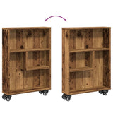 Narrow Storage Trolley Old Wood 48x13x68 cm Engineered Wood 855230