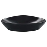 Wash Basin 58.5x39x14 cm Ceramic Black 143902