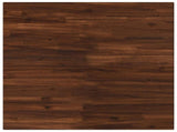 60 x 55 x 75 cm Solid Acacia Wood Dark Brown and Black 937565