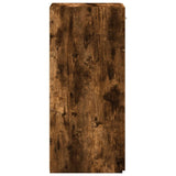Sideboard Smoked Oak 30x42.5x93 cm Engineered Wood 846275
